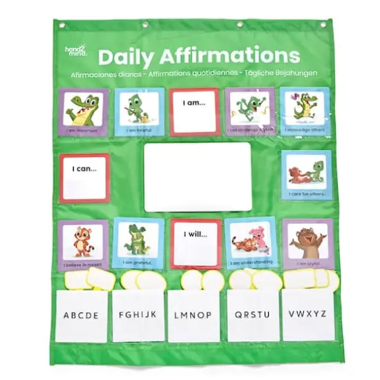hand2mind&reg; Daily Affirmations Pocket Chart {1}