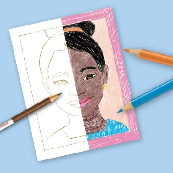 Faber-Castell&reg; World Colors How to Draw Faces Set {7}