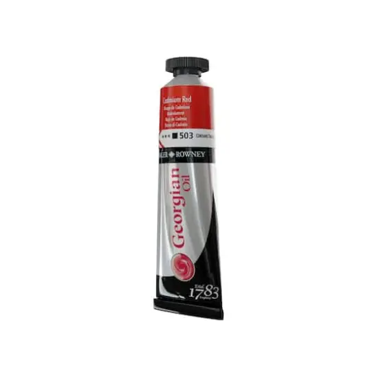 Daler-Rowney&reg; Georgian Oil Colour, 38mL 502 Cadmium Red Hue {5}