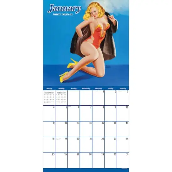 2026 PinUps Wall Calendar {3}