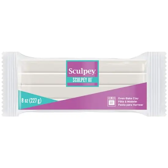 8oz. Sculpey III&reg; Oven-Bake Clay Translucent {4}