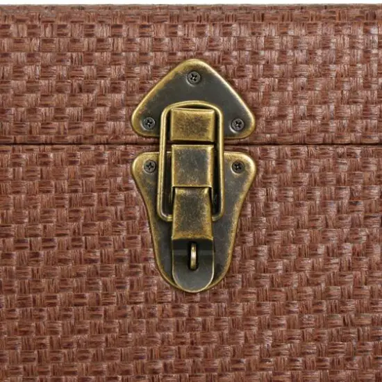 Brown Antique Style Trunk Set {8}