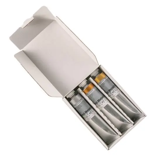 Lascaux 3 Color Metallic Artist Acrylics Set {4}