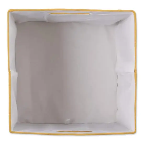 DII&reg; 13" Polyester Solid Storage Cube Honey Gold {4}
