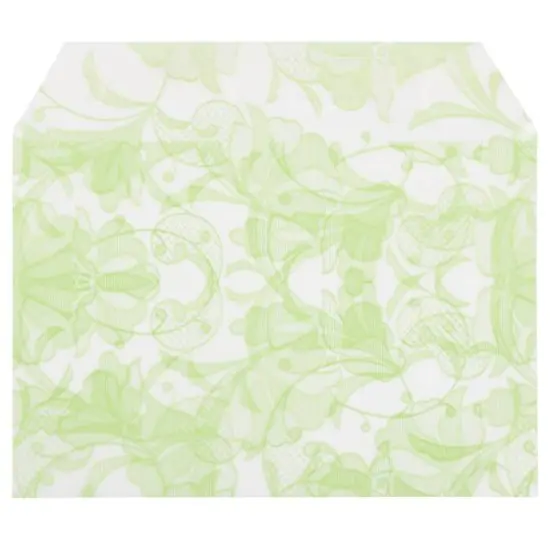 JAM Paper 5.063" x 7.188" Cello Sleeves with Self Adhesive Closures, 100ct. Green Lace {5}