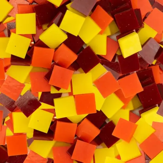 Oceanside Compatible™ Small Opal Mosaic Stained Glass Squares, 8oz. {3}