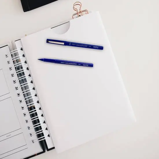 JAM Paper 3.5mm Thick Calligraphy Pen, 2ct. Blue {4}