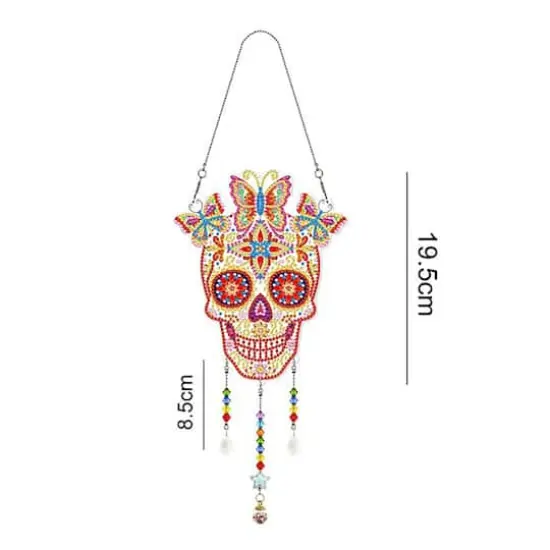 Sparkly Selections Skull and Butterflies Wall Hanger Diamond Painting {1}