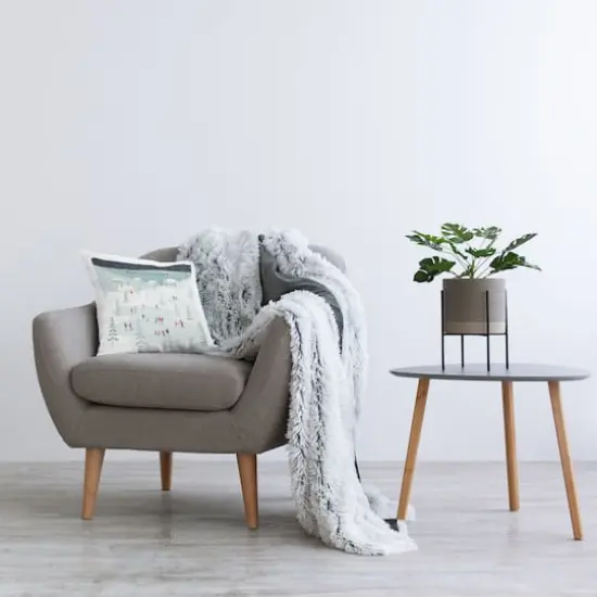 Stupell Industries Merry Christmas Ice Skating Pillow {3}