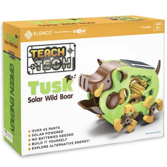 Teach Tech Tusk Solar Wild Boar Robot Crawler Building Set {1}