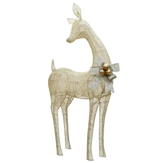 3.5ft. Crystal Bead Deer with LED Lights {5}