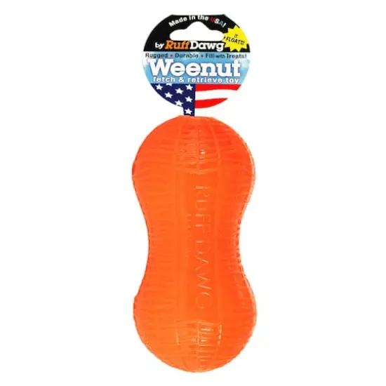 Ruff Dawg&trade; Weenut Rubber Indestructible Retrieving Dog Toy {1}
