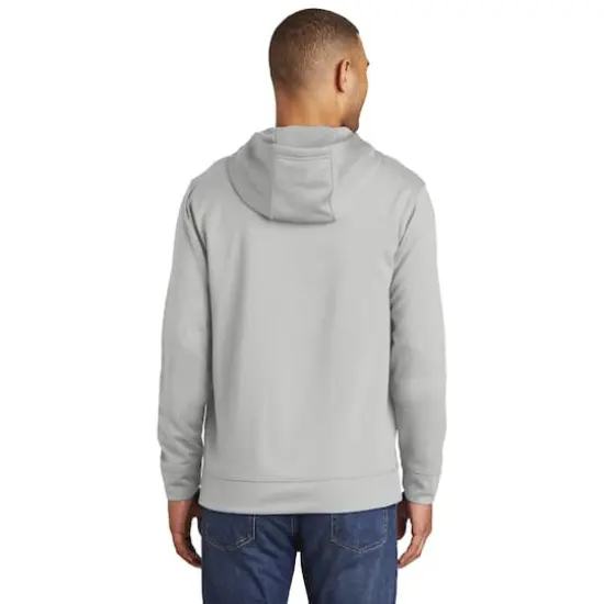 Port & Company&reg; Performance Fleece Pullover Hooded Adult Sweatshirt Silver {5}
