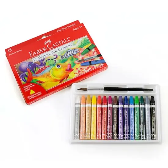 Faber-Castell&reg; 15 Color Watercolor Crayons {3}