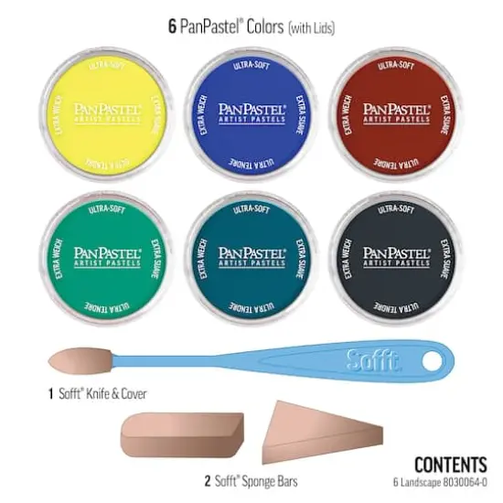 PanPastel&reg; 6 Color Artist Pastels Set Landscape {6}