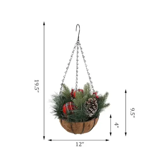 Flora Bunda&reg; 12" Christmas Hanging Basket {3}