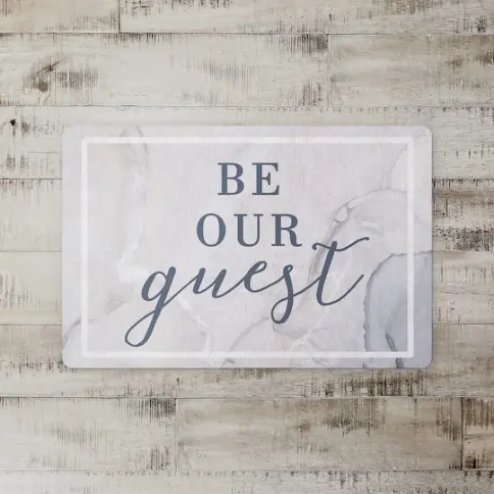 Be Our Guest Floor Mat {3}