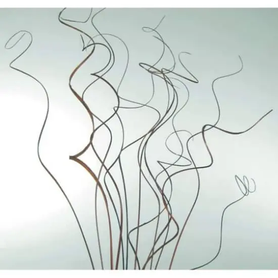 Curly Ting Stems, 10ct. Dark Brown {1}