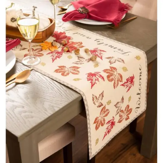 DII&reg; 108" Gather Together Print Table Runner {6}