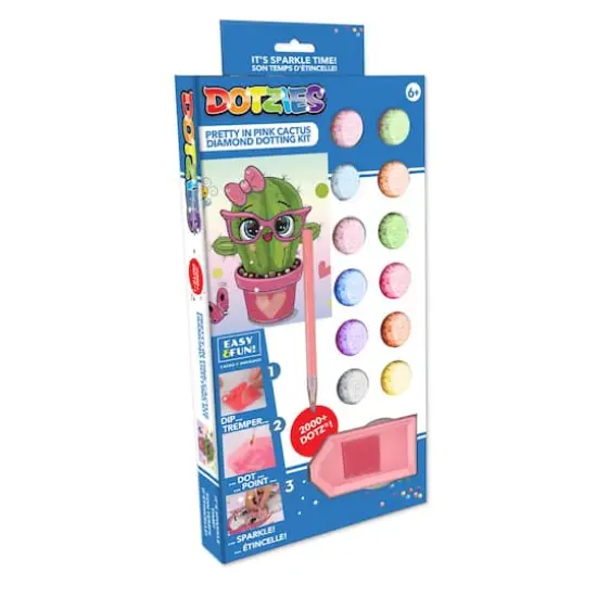 Diamond Dotz&reg; Dotzies&reg; Pretty in Pink Cactus Diamond Dotting Kit {3}