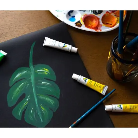 Fredrix Creative Series 12" x 16" Black Canvas Pad {7}