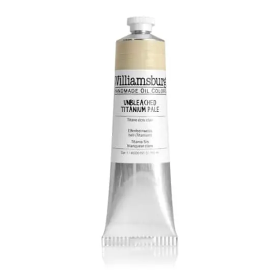 Williamsburg&reg; Artist Oil Colors, 150mL Unbleached Titanium Pale {1}