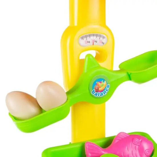 Toy Time Grocery Store Selling Stand Supermarket Playset {7}