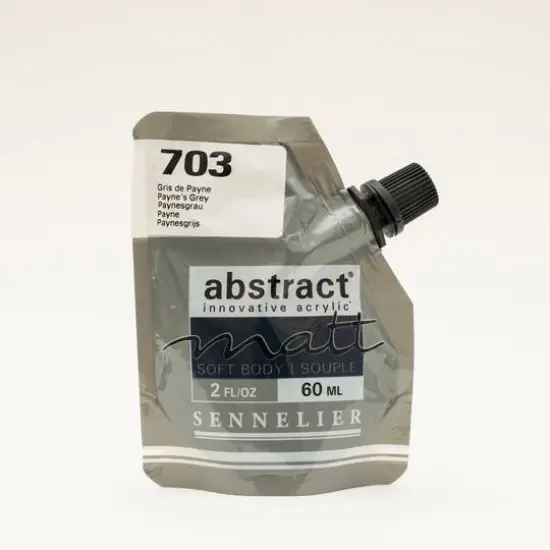 Sennelier Matt Abstract&reg; Acrylic, 60mL 703 Payne's Grey {1}