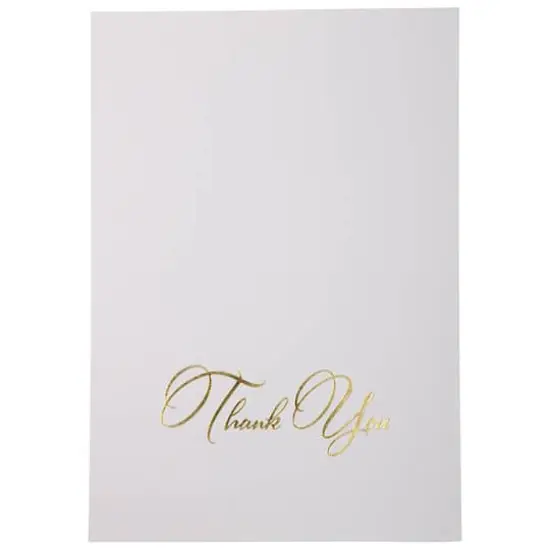 JAM Paper 5.375" x 7.75" Elegant Thank You Cards & Envelopes, 25ct. {4}