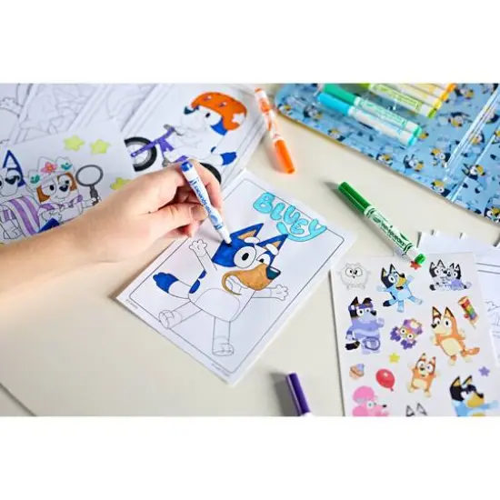 Crayola&reg; Bluey Color & Sticker Kit {7}