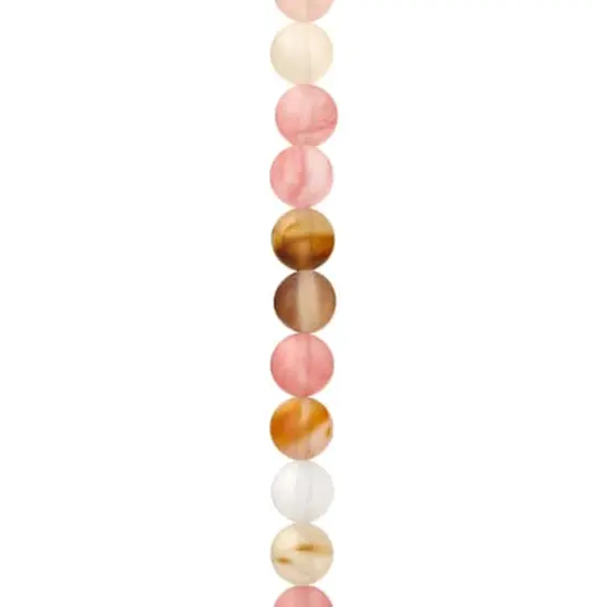 Matte Cherry Quartz Round Beads, 8mm by Bead Landing&trade; {1}