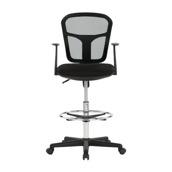 Studio Designs Riviera Height Adjustable Drafting Chair with Mesh Back {3}