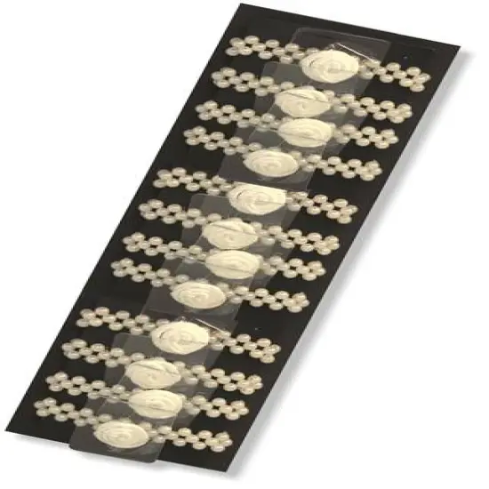 JAM Paper 3-Strand Pearl & Flower Bracelet, 12ct. Sugar {2}