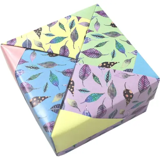 Yasutomo&reg; Watercolor Leaves Double-Sided Origami Paper {5}