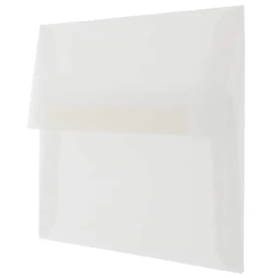 JAM Paper A7 Translucent Vellum Invitation Envelopes, 50ct. Clear {4}