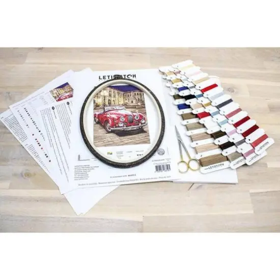 Letistitch Bird Table Counted Cross Stitch Kit {9}