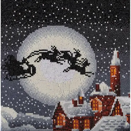 Diamond Art Santa's Sleigh Full Drill Kit {1}