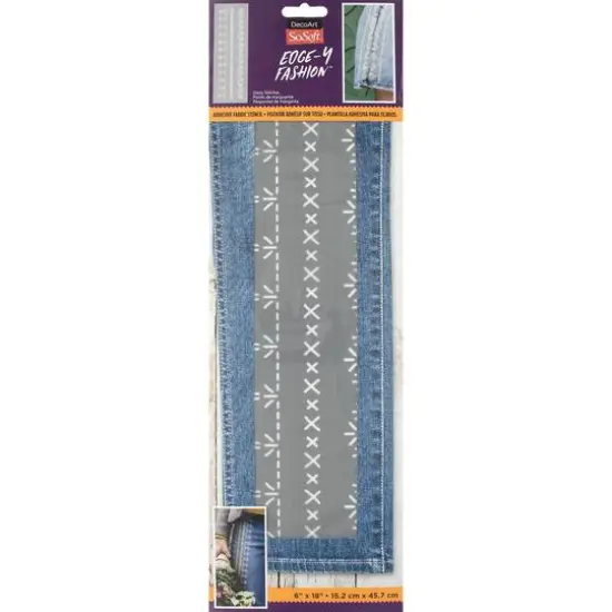 DecoArt&reg; SoSoft&reg; Daisy Stitches Fabric Stencil {1}