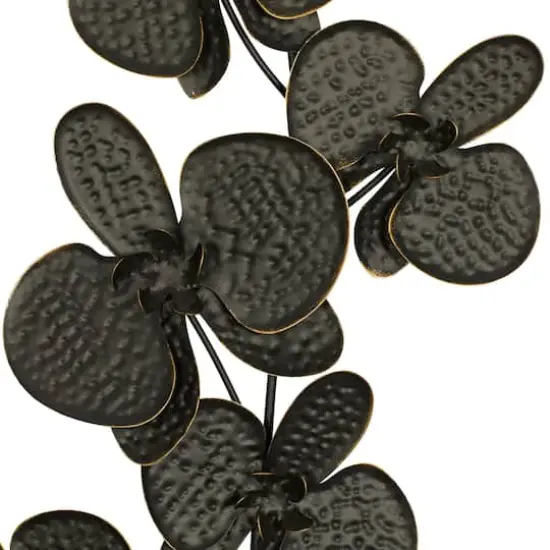 Black Floral Contemporary Wall D&eacute;cor Set {4}