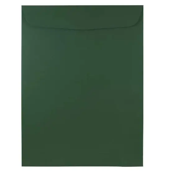 JAM Paper 9" x 12" Open End Catalog Premium Envelopes, 25ct. Dark Green {1}