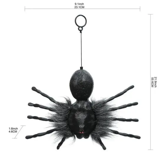 10.5" LED Black Sound Activated Dropping Spider by Ashland&reg; {6}
