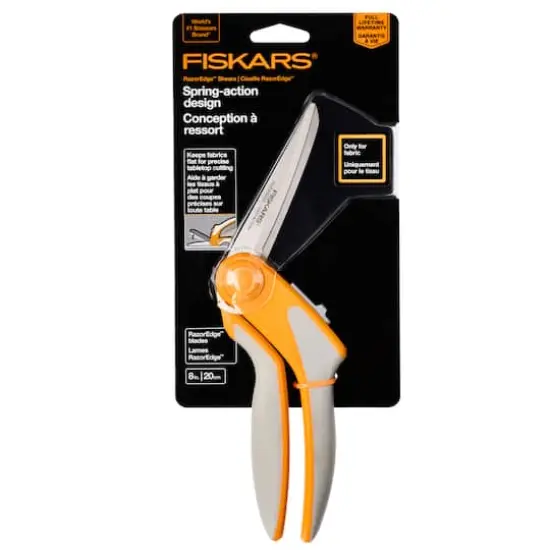 Fiskars&reg; RazorEdge Easy Action&trade; Fabric Shears for Tabletop Cutting, 8" {4}