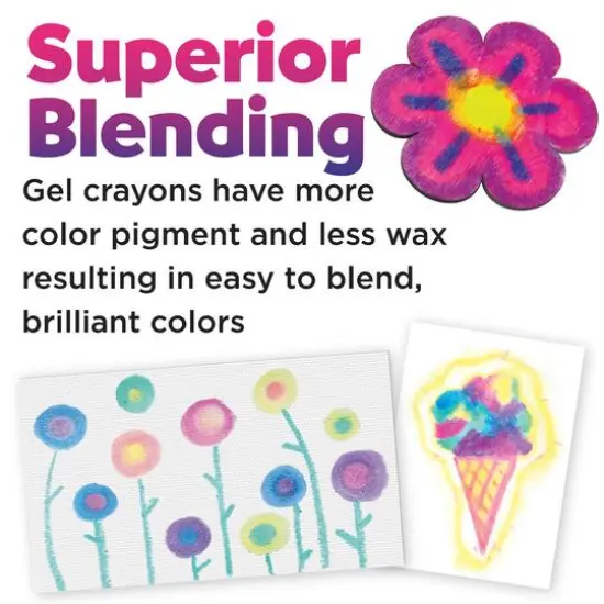 Faber-Castell 6 Color Metallic Gel Crayons {5}