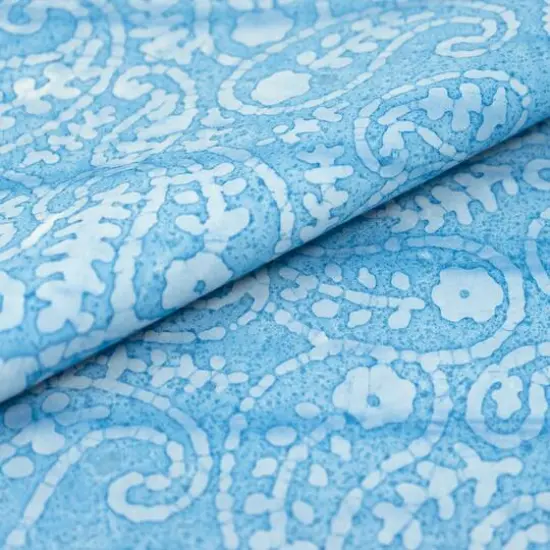 SINGER Handmade Blue Batik Cotton Print Jelly Roll {5}