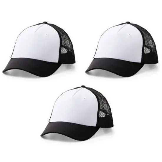 Cricut&reg; Black/White Trucker Hat Blank, 3ct. {6}