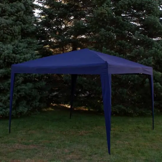 10ft. Pop-Up Outdoor Canopy Gazebo Navy Blue {3}