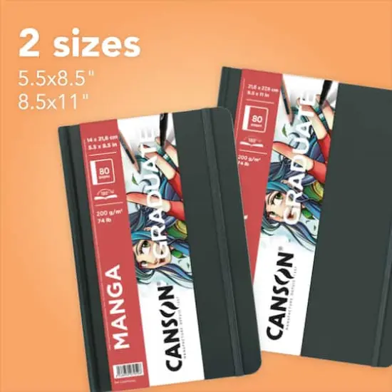 Canson&reg; 5.5" x 8.5" Graduate Manga Book {5}
