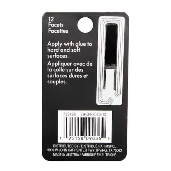 6mm Crystal AB Raindrop Glue-On Austrian Crystals by Bead Landing&trade;, 10ct. {6}