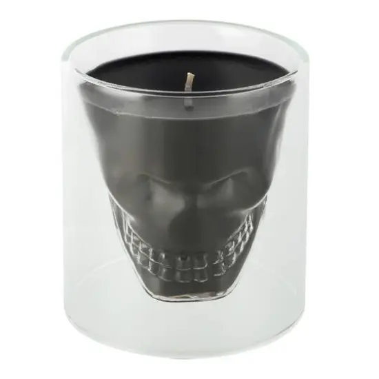 Black Skull Phantom Fog Scented Jar Candle by Ashland&reg; {1}