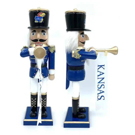 14" College Bugler Nutcracker Kansas {1}